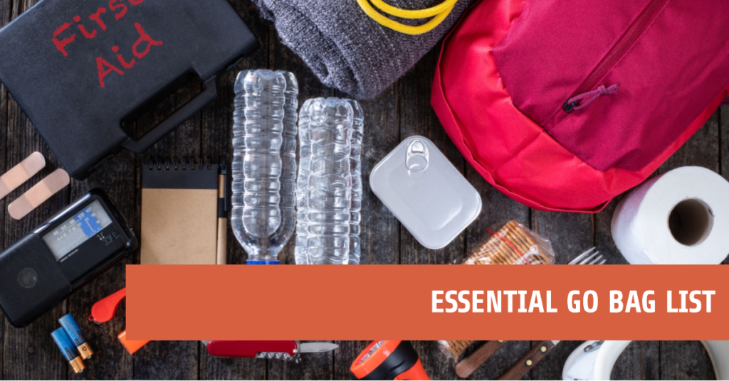 essential go bag list